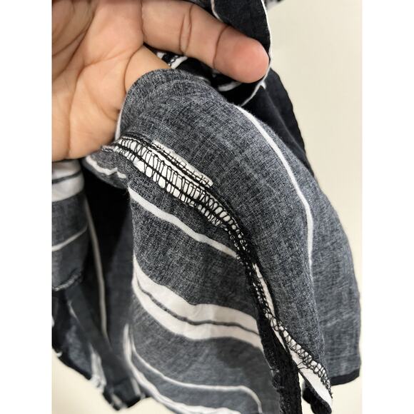 Camp Shirt L Rockabilly Lounge Striped Elvis Resort Retro Rock Casual Mod Dad - Picture 7 of 13